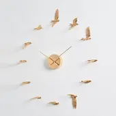 Haoshi Horloge Hirondelle - Doré
