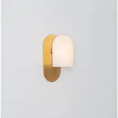 Schwung Odyssey Small Sconce Applique Lacquered Burnished Brass