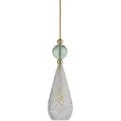Ebb & Flow Smykke Suspension Shiny Gold | Crystal Check | Forest Green E14IP20