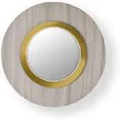 Lzf Applique circulaire à lentille Grey | Gold | Dimmable LED 0-10V