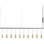 Santa & Cole Cirio Lineal Suspension 2 Modules White Porcelain | Circular | DALI