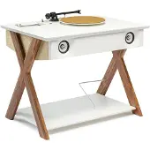 La Boite concept LX X Platine avec Enceinte Hi-Fi Champagne | Walnut