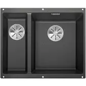 BLANCO SUBLINE 340/160-U 555 x 460 mm anthracite 523558 1 évier Sans égouttoir Avec bac à Cuve à droite