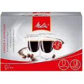 Melitta Lot de 2 Verres à Expresso 80 ml