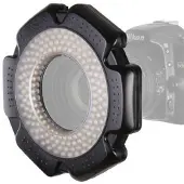 StudioKing Lampe annulaire dimmable LED Macro RL-160