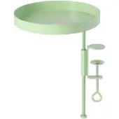 Esschert Design Plateau pour plantes avec pince Rond Vert M