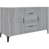 vidaXL Sideboard Gris Sonoma 100x36x60 cm Bois composite