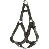 Flamingo Harnais Step & Go Ziggi gris foncé, taille : XS