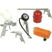 BRÜDER MANNESMANN Kit de cinq outils pneumatiques 1527