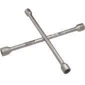 BRÜDER MANNESMANN Clé en croix, chrome-vanadium, rigide, 17, 19, 22 mm, 13/1