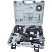 BRÜDER MANNESMANN Jeu d'outils électriques 4 pièces en coffret
