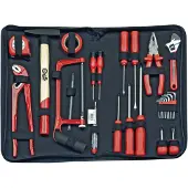 BRÜDER MANNESMANN Mannesmann M29055 Sacoche à outils de bricolage 24 pièces