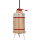 vidaXL Pressoir à fruits et à vin avec sac en tissu 30 L bois de chêne