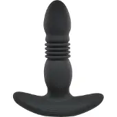 Playboy - Vibromasseur anal rechargeable avec poussée (noir)