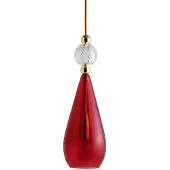 Ebb & Flow Smykke Suspension Shiny Gold | Ruby | Crystal Swirl E14IP20