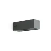 Lombardo Flag Applique Murale Diff. | Anthracite Grey | 200 mm IP66