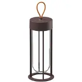 Flos In Vitro Unplugged Lampe Portative Deep Brown | 3000 K