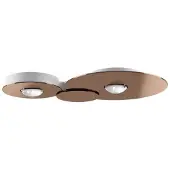 Lodes Bugia Ceiling Light Glossy Bronze | 2700K | Double