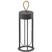 Flos In Vitro Unplugged Lampe Portative Anthracite | 2700 K