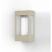 Roger Pradier Brick² Model 1 Applique Murale Limestone | Clear glass