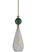 Ebb & Flow Smykke Suspension Shiny Gold | Crystal Check | Ivy Green E14IP20