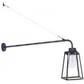 Roger Pradier Lampiok lampe d'extérieur Frosted glass | Black grey | Small