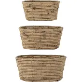 Bloomingville Paniers Barba set de 3 pièces