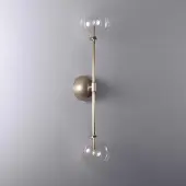 Schwung Miron Applique Lacquered Burnished Brass