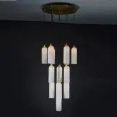 Schwung Odyssey Cluster Suspension Cluster-13 | Lacquered Burnished Brass
