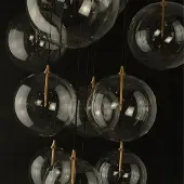 Schwung Cluster Suspension Cluster-13 | Lacquered Burnished Brass