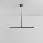 Schwung Balance Suspension Lamp 150 x 150 | Black Gunmetal