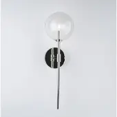 Schwung Dawn Single Applique Polished Nickel