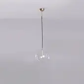Schwung Glass Globe Suspension Black Gunmetal | Ø: 250mm