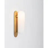 Schwung Odyssey Large Sconce Applique Lacquered Burnished Brass
