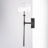 Schwung Dawn Single Applique Black Gunmetal