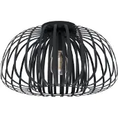 Eglo Lampe de plafond noire Encinitos 1 Ø 45cm - 1x E27