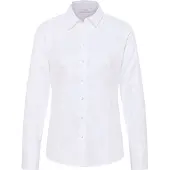 Eterna Femmes ETERNA Cover Shirt Regular Fit Blouse blanc, Unicolore