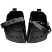 Polisport Footrests + Straps Black Groovy Ff / Cfs