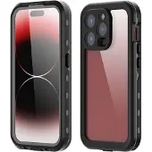 Redpepper Coque imperméable Dot Plus Apple iPhone 15 Pro - Noir
