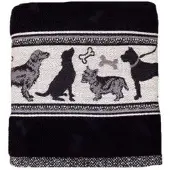 Bunzlau Castle Serviette de Cuisine Bunzlau Castle Dog Black