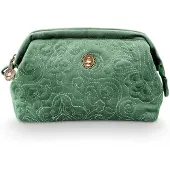 Pip studio Trousse de Toilette Pip Studio Velvet Quilted Small Green