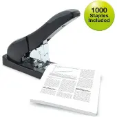 Rapesco 1550 ECO HD-140 Agrafeuse haute performance & 1 000 agrafes type 923/12mm, noir (140 feuilles)