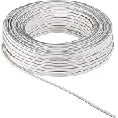 Goobay Câble pour haut-parleur - Sur bobine - blanc