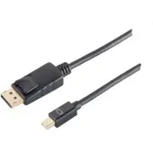 Shiverpeaks BS10-52035 Câble DisplayPort 2 m Mini DisplayPort Noir (2 m), Câble vidéo, Noir