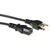 ACT AK5062 câble électrique Noir 2,5 m Prise d'alimentation type B Coupleur C13