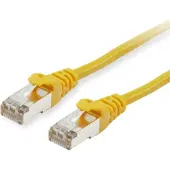 Generique equip Cordon de raccordement RJ-45 (M) pour RJ-45 (M) 30 m SFTP, PiMF CAT 6a moulé, bloqué jaune