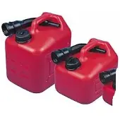 Nuova Rade Jerrycan With Spout Bottle Rouge 10 Liters