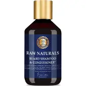 Raw Naturals Brewing Company , shampoing et après-shampoing pour barbe, 100 % vegan, shampoing pour barbe, douceur, 250 ml