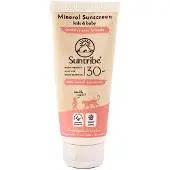 Suntribe Kids Mineral Sunscreen crème protectrice minérale visage et corps pour enfant 100 ml