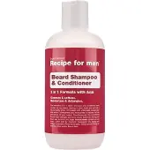 Recipe For Men Recette pour hommes, shampooing et après-shampooing pour la barbe, nettoyant et nourrissant, shampooing pour la barbe, hydratant, 250 ml